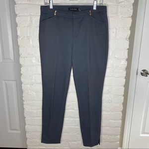 Ivanka Trump Smoked Gray Ankle Length Dress Pants